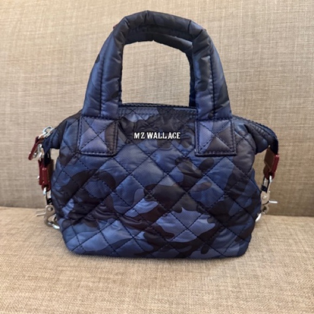 MZ Wallace Micro Sutton Blue Camo - Like New!